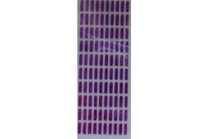 100 Buegelpailletten  Stifte 7mm x 2mm   holo lila